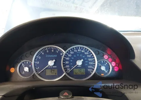 2002 Mercury Cougar V6 из США, поврежденный, VIN 1ZWFT61LX25604800